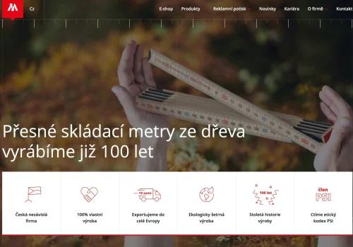 Ukázka projektu Metrie